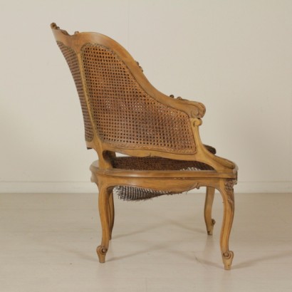 armchair, cane armchair, baroque style armchair, baroque armchair, baroque style, walnut armchair, {* $ 0 $ *}, anticonline