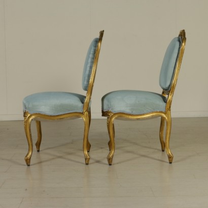 {* $ 0 $ *}, pair of style chairs, style chairs, pair of chairs, baroque chairs, baroque style, gilded chairs, carved chairs, 900 chairs, early 900 chairs, early 900 chairs