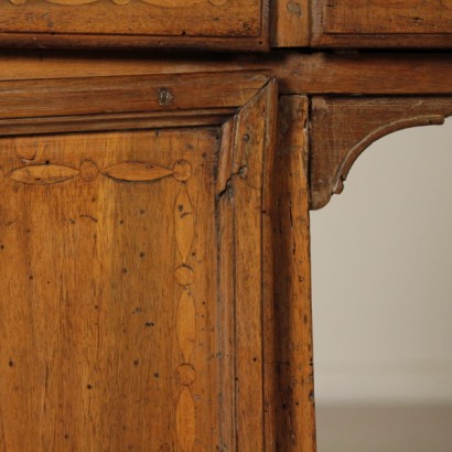 Neoklassische Schreibtisch vom Center-detail