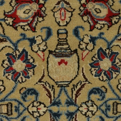 tappeto, tappeto antico, tappeto antiquariato, tappeto iran, tappeto iraniano, tappeto kasmar, tappeto anni 40, tappeto nodo fine, di mano in mano, anticonline, fabbricazione manuale, kasmar