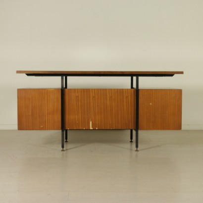 escritorio, escritorio de los años 60, escritorio vintage, vintage italiano, escritorio de caoba, escritorio de formica, años 60, escritorio de diseño, diseño italiano, {* $ 0 $ *}, anticonline