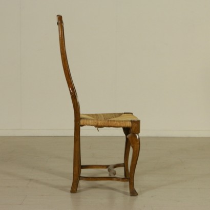 Grupo de 8 sillas y 2 sillas laterales del brazo