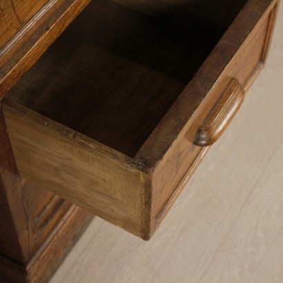 desk, center desk, five-drawer desk, oak desk, 900 desk, resin top, {* $ 0 $ *}, anticonline