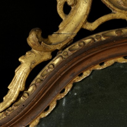Par de espejos barroco-detalle