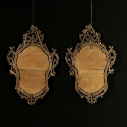 Paire d’images miroir Baroque