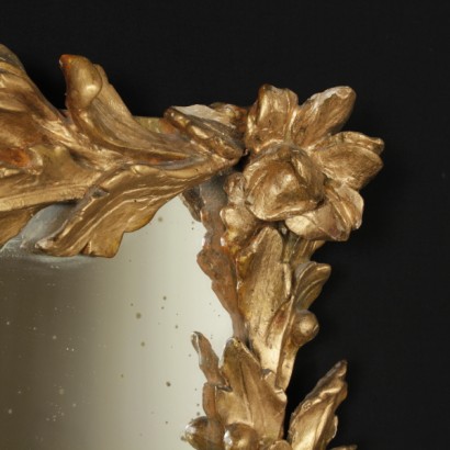 Goldener Spiegel-detail
