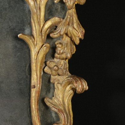 Carved mirror-detail