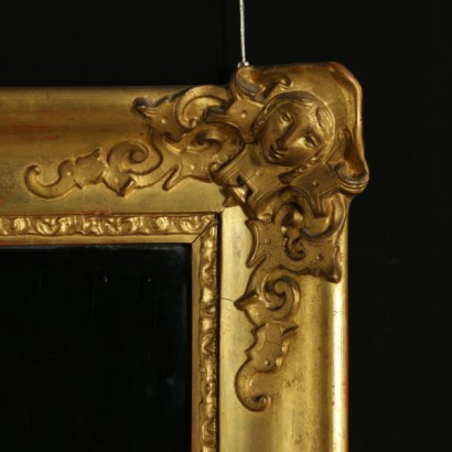 bottega 900, miroir, miroir doré, # {* $ 0 $ *}, # bottega900, # 900, #specchierainstile, #MadeinItaly, miroir 900, miroir sculpté, anticonline