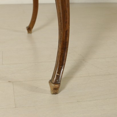 bottega 900, style table, 900 table, walnut table, table with drawer, table with shaped top, shaped top, {* $ 0 $ *}, anticonline