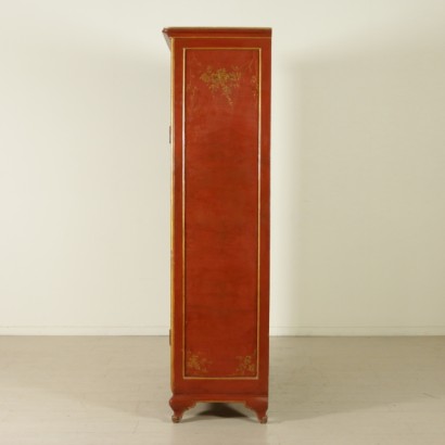 wardrobe, decorated wardrobe, lacquered wardrobe, decorated wardrobe, antique wardrobe, chinoiserie wardrobe, polychrome wardrobe, polychrome wardrobe, painted wardrobe, {* $ 0 $ *}, anticonline