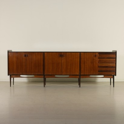 sideboard, vintage sideboard, 60s sideboard, 60s, modern art sideboard, Italian vintage, Italian modern art, {* $ 0 $ *}, anticonline, bois de rose sideboard