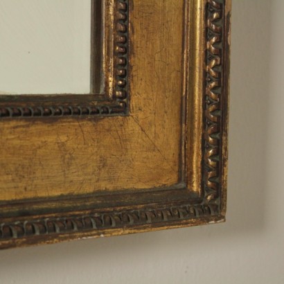 espejo, espejo dorado, espejo 900, espejo de principios de 1900, espejo antiguo, espejo antiguo, {* $ 0 $ *}, anticonline