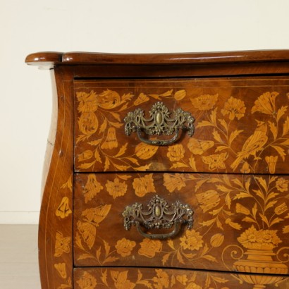 Dutch inlaid Dresser-detail