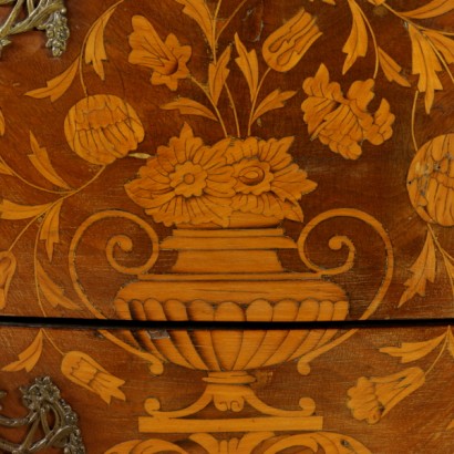 Dutch inlaid Dresser-detail