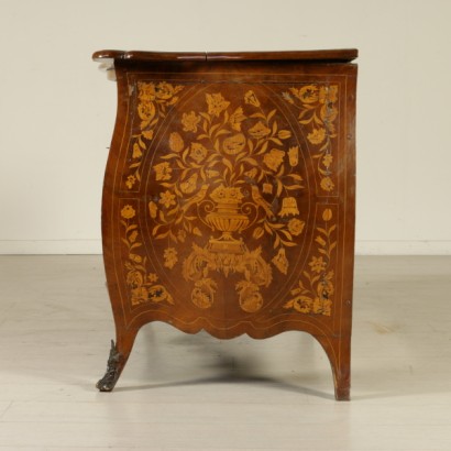 Dutch inlaid Dresser-side