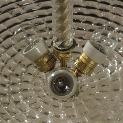 Crystal chandelier-detail