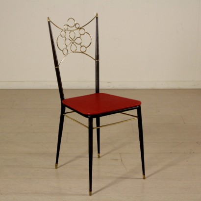chair, vintage chair, 1950s chair, skai chair, Italian vintage, modern antiques chair, Italian modern antiques, {* $ 0 $ *}, anticonline