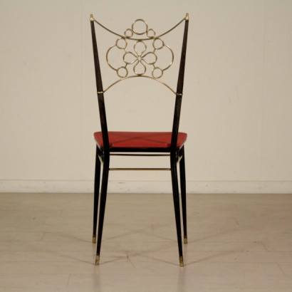 silla, silla vintage, silla de los años 50, silla skai, vintage italiano, silla de antigüedades modernas, antigüedades italianas modernas, {* $ 0 $ *}, anticonline