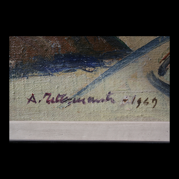 Ampelio Tettamanti (19141961), Periferia urbana con ferrovia, Arte