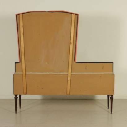 {* $ 0 $ *}, commode design, commode vintage, commode antique moderne, commode avec miroir, commode des années 1950, commode avec verre, {* $ 0 $ *}, vintage italien, commode en teck, italien moderne, dessus en marbre, commode avec du marbre