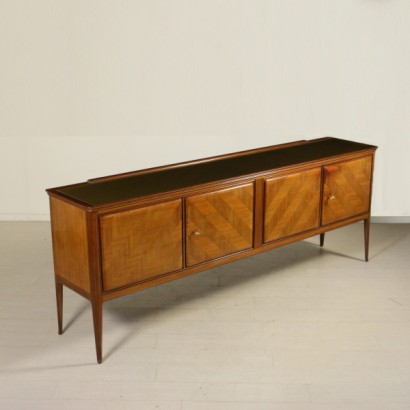 mueble, mueble tipo buffet, buffet de los 50, buffet de los 60, mueble de los 50, mueble de los 60, mueble vintage, buffet vintage, {* $ 0 $ *}, anticonline, muebles antiguos modernos, antigüedades italianas modernas, mueble de caoba, vidrio retro tratado