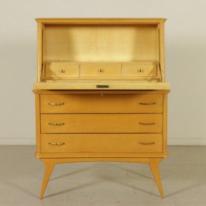 bureau, bureau des années 50, commode des années 50, 50, bureau vintage, bureau moderne, commode vintage, commode d'antiquités modernes, vintage italien, antiquités italiennes modernes, {* $ 0 $ *}, anticonline