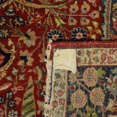 tappeto, tappeto antico, tappeto antiquariato, tappeto iran, tappeto iraniano, tappeto anni 30, tappeto anni 40, tappeto nodo fine, di mano in mano, anticonline, fabbricazione manuale, tappeto kerman, kerman