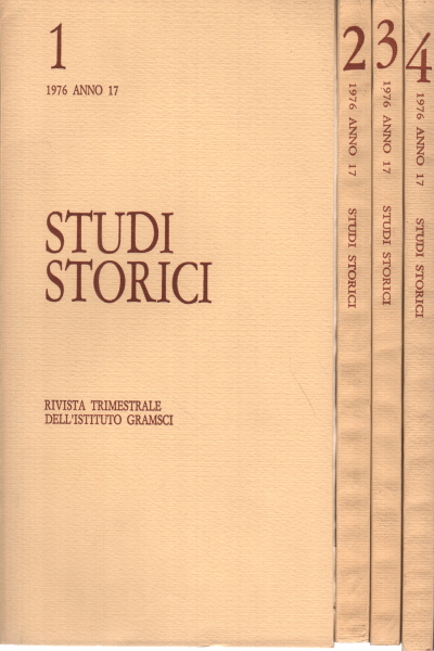 Studi storici. Rivista trimestrale Anno XVII 1976, AA.VV.