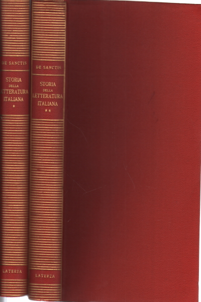 Storia della letteratura italiana. 2 Volumi, Francesco De Sanctis
