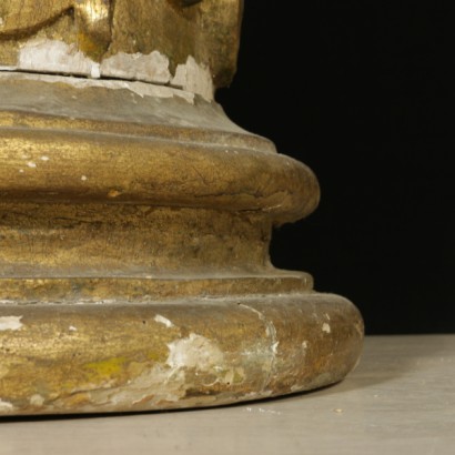 Pair of carved columns-detail