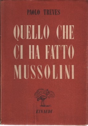 Quello che ci ha fatto Mussolini