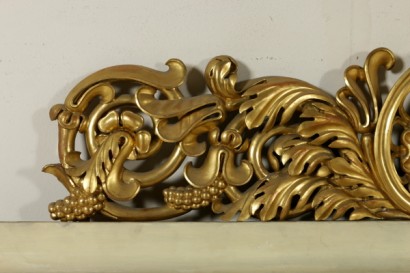 Wainscoting Ivory Lacquered Carved and Gilded Italy First Half 1800