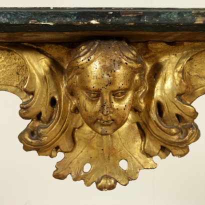Goldenen sizilianischen Konsole-detail