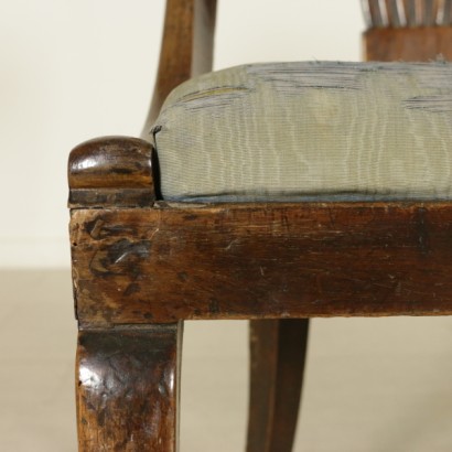 Coppia sedie restaurazione - particolare