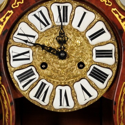 horloge, horloge de table, horloge de compteur, horloge de caisse en bois, horloge 900, horloge à cadran en métal, mécanisme allemand, horloge à mécanisme allemand, {* $ 0 $ *}, anticonline