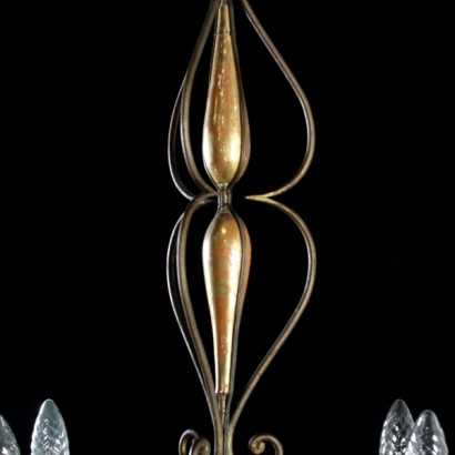 candelabro, candelabro dorado, candelabro de madera dorada, candelabro 900, candelabro de principios de 900, candelabro de principios de 900, candelabro de punto de luz, {* $ 0 $ *}, anticonline