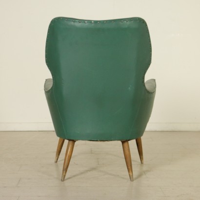 Sessel, Vintage-Sessel, moderner Sessel, 1950er-Sessel, 50er, Kunstleder-Sessel, italienischer Vintage, italienische moderne Antiquitäten, {* $ 0 $ *}, antionline, Vintage-Möbel, Vintage-Möbel