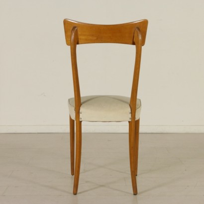 chairs, vintage chairs, 1950s chairs, 50s chairs, modern antiques chairs, Italian modern antiques, Italian vintage, {* $ 0 $ *}, anticonline, leatherette chairs, beech chairs, spring chairs