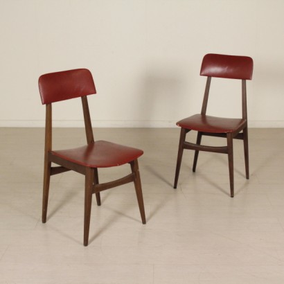 Stühle, 60er-Jahre-Stühle, 60er-Jahre, Vintage-Stühle, moderne Antiquitäten-Stühle, italienischer Vintage, italienische moderne Antiquitäten, Teakholz-Stühle, {* $ 0 $ *}, anticonline