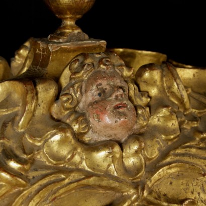 Carved and gilded Reliquary