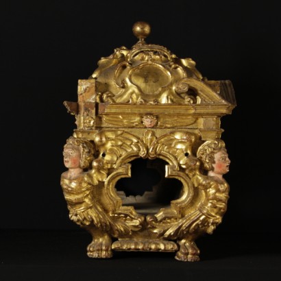 Carved and gilded Reliquary