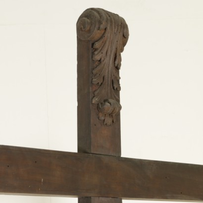 cavalletto, cavalletto antico, cavalletto antiquariato, cavalletto portaquadri, cavalletto 900, cavalletto primi 900, cavalletto inizi 900, cavalletto inizio 900, cavalletto in noce, di mano in mano, anticonline