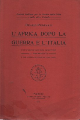L'Africa dopo la guerra e l'Italia