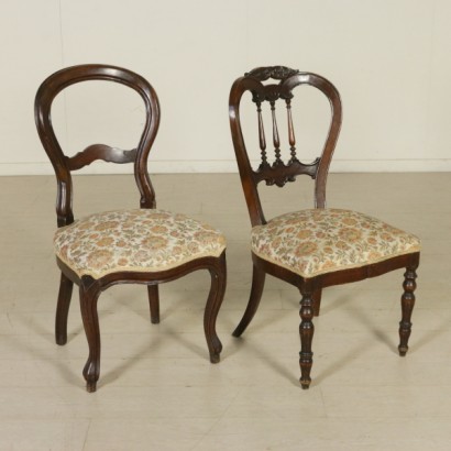 Group of six chairs