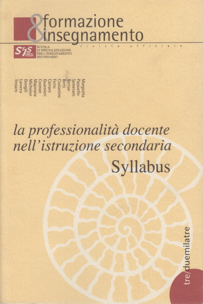 Formazione & insegnamento. Anno I° numero 3 2003, AA.VV.