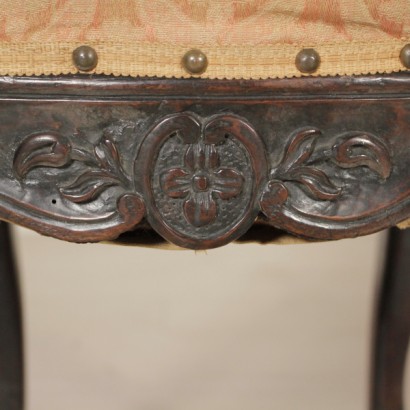Pair of chairs barocchetto-detail