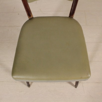 chaises, chaises vintage, chaises d'antiquités modernes, vintage italien, antiquités modernes italiennes, chaises des années 50, chaises des années 60, chaises des années 50, 60, chaises teintées ébène, {* $ 0 $ *}, anticonline