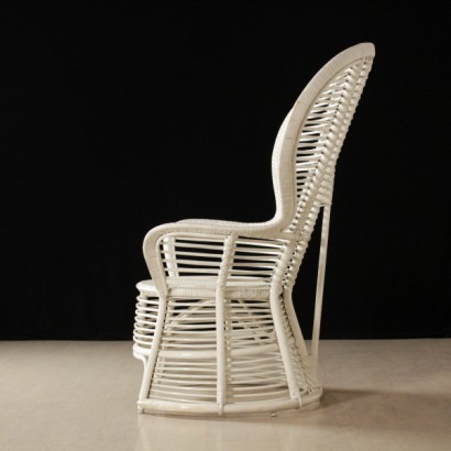 Wicker Armchair - side