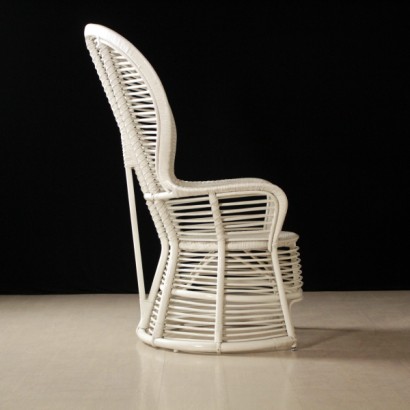 Wicker Armchair - side