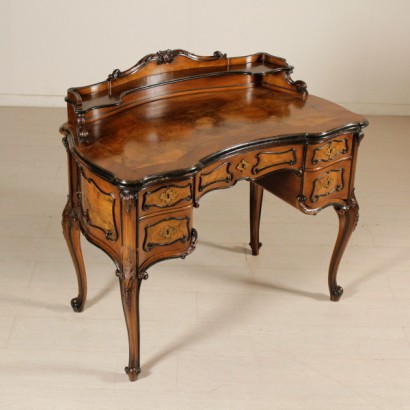 Bureau en Style Baroque Italie XXe Siècle